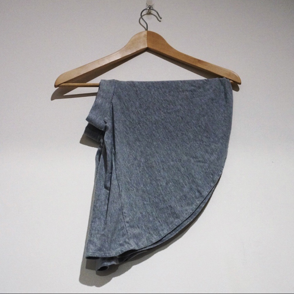 Gray Skater Skirt